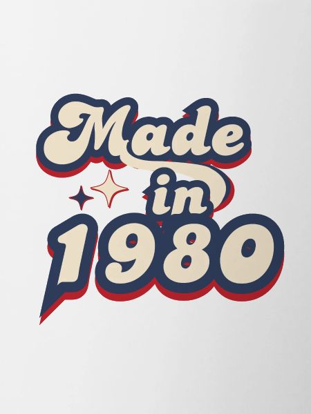 Made in 1980 retro