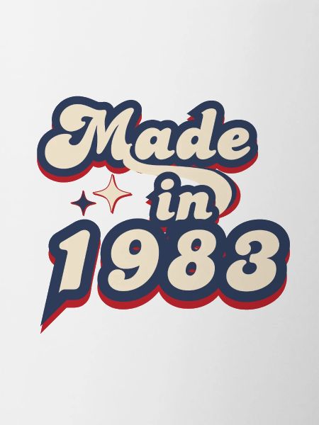 Made in 1983 Retro