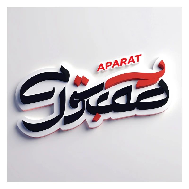 Stylized Satirical Logo for "Faraz Gostar" with Pe