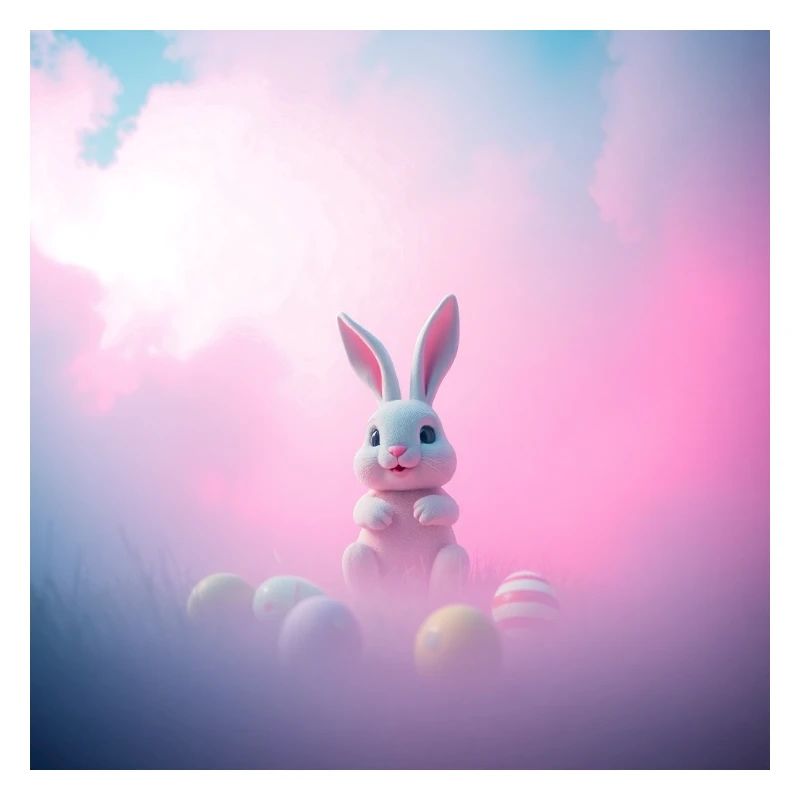 „Der fröhliche Eierhase“