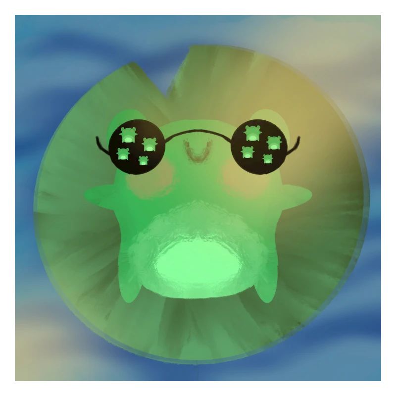Sunning Frog