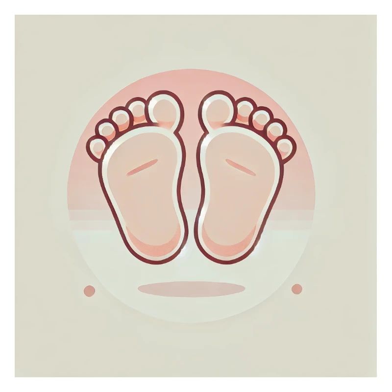 Mignons petits pieds de bébé