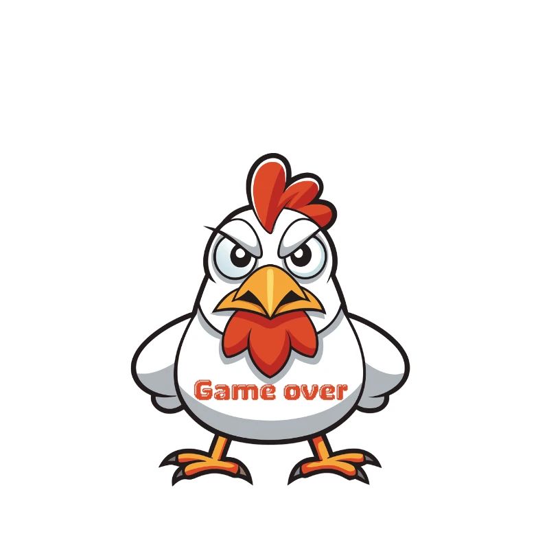 Chicken game white