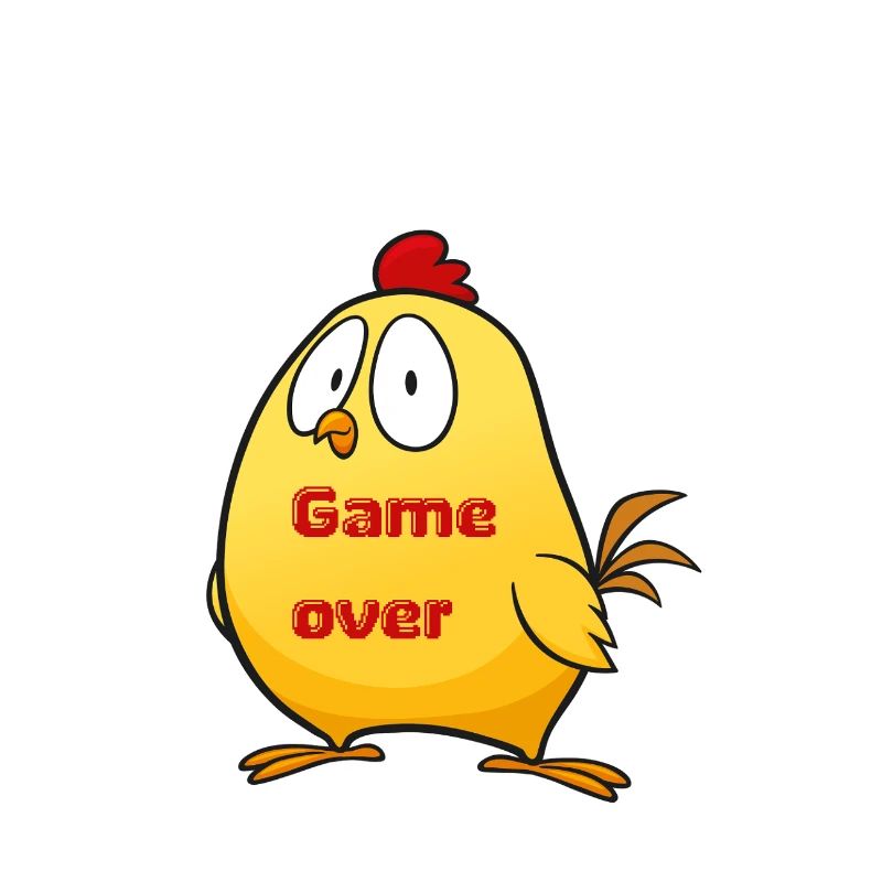 Chicken game white