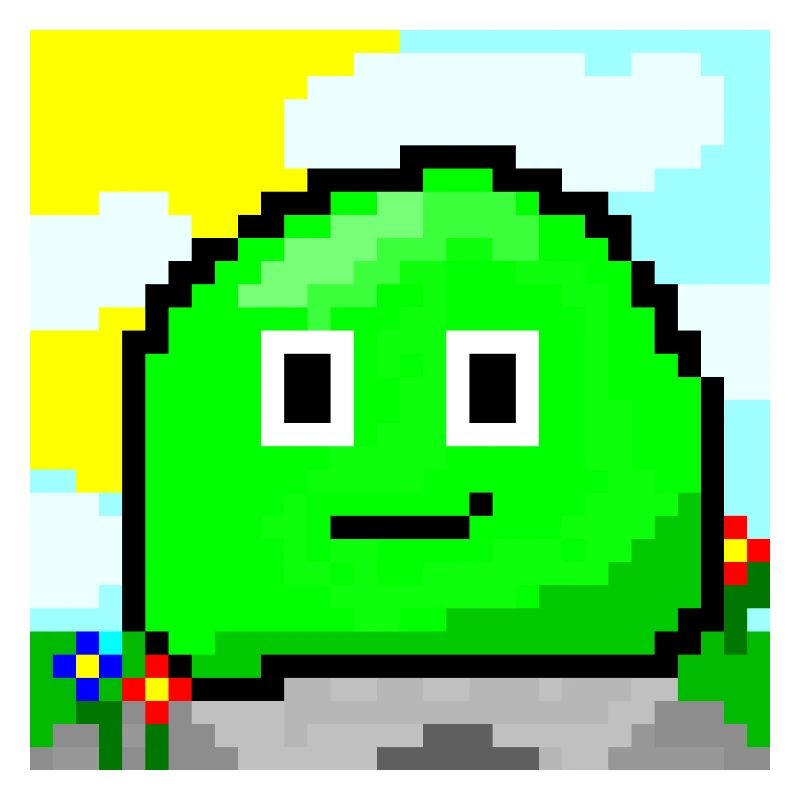 Süßer Pixelschleim