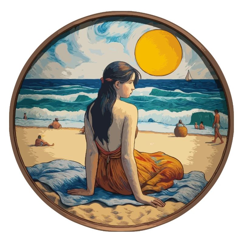 Mädchen am Strand