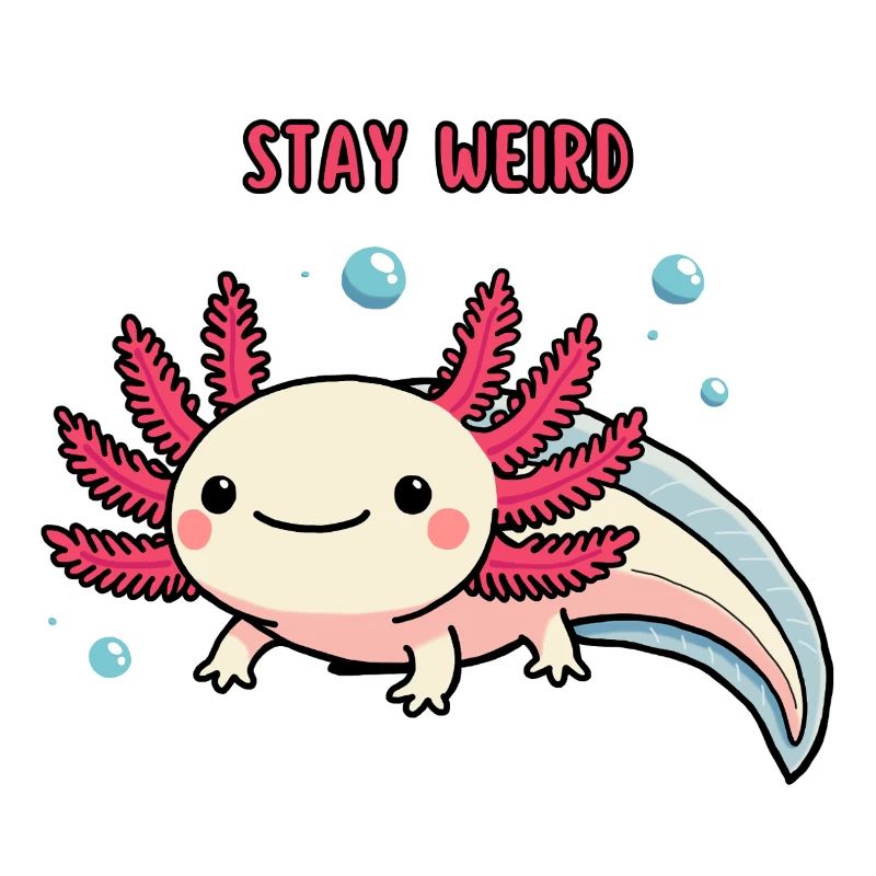 Weird Axolotl - bleib einfach du