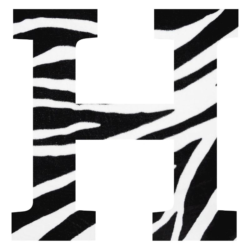 Buchstabe h Zebra