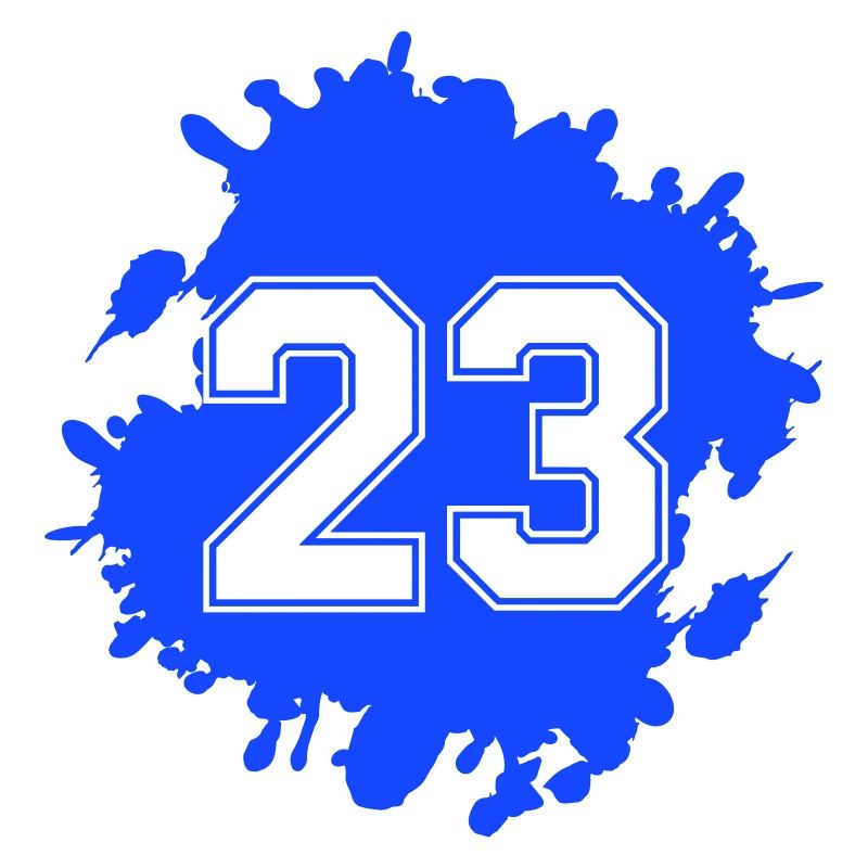 23 klecks