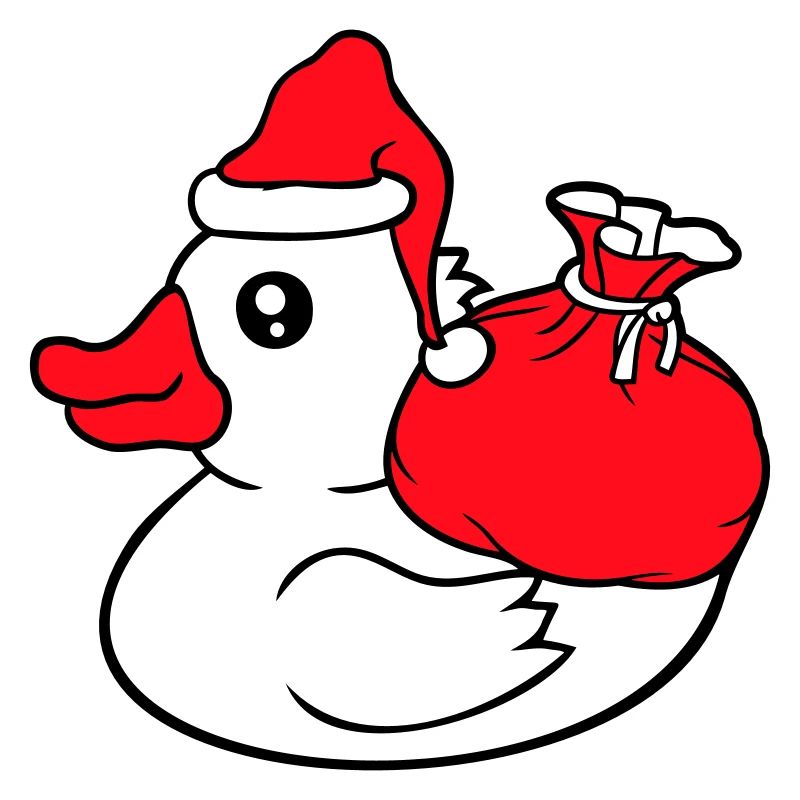 Duck Sack Hat Santa Claus Christmas Advent