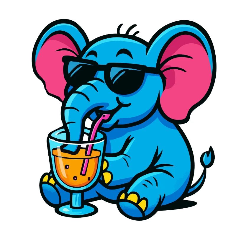 Elephant Comic Cocktail