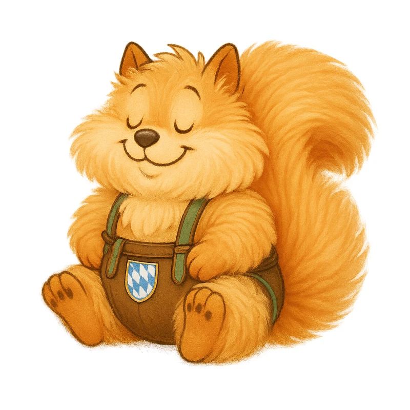 Woachkatzl - flauschiges Eichhörnchen