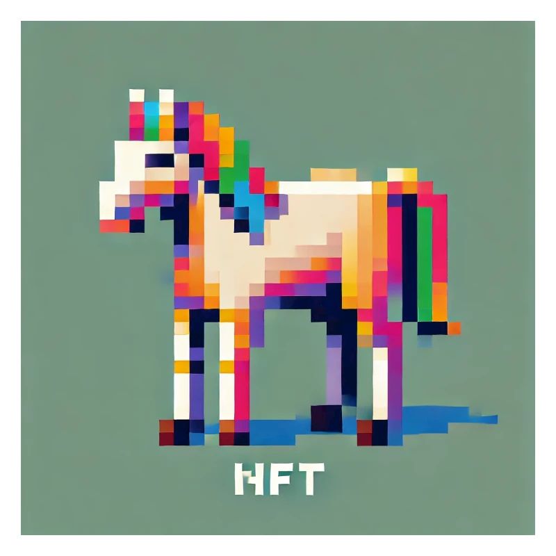 Jeton haute résolution 2024 NFT Cheval