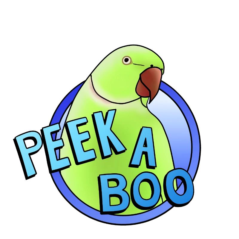 perruche à collier vert « Peek-a-boo »