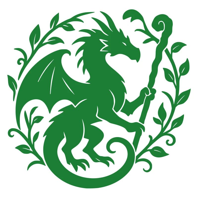 Druide Dragon (vert clair)