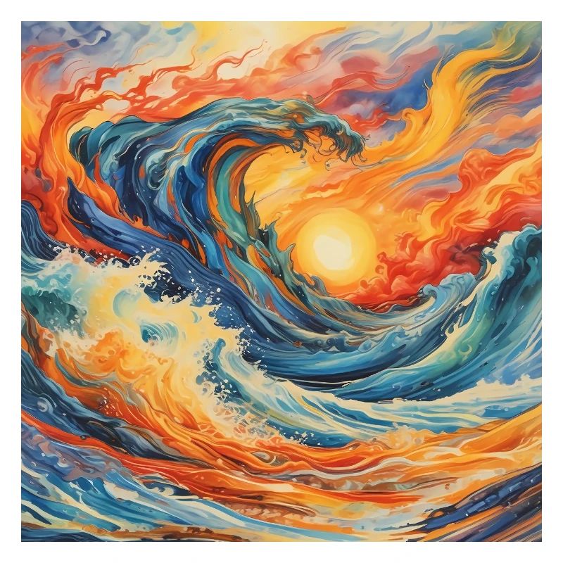Flammende Flut