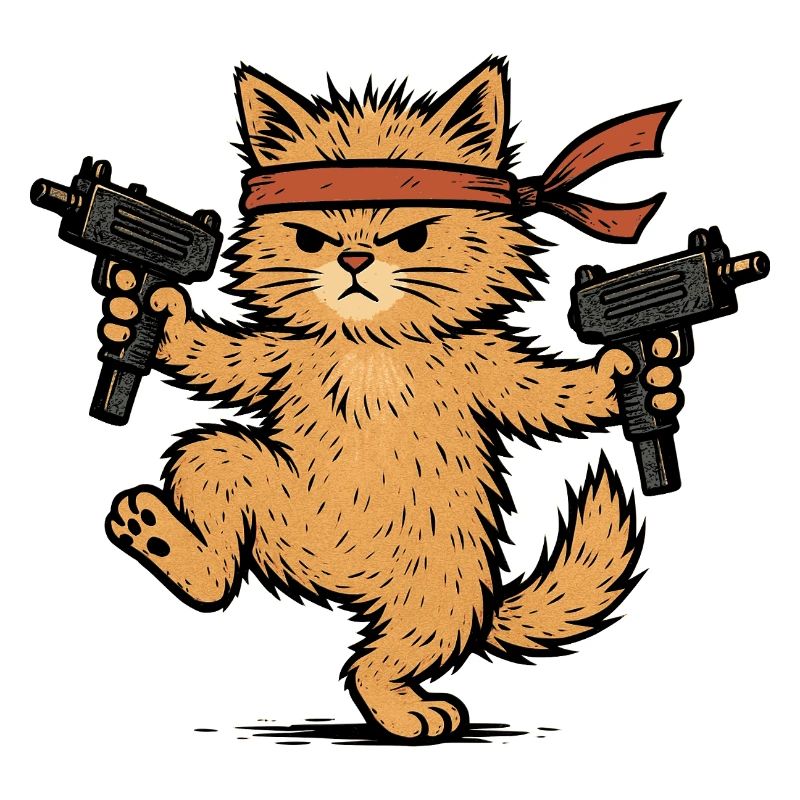 Chat en colère