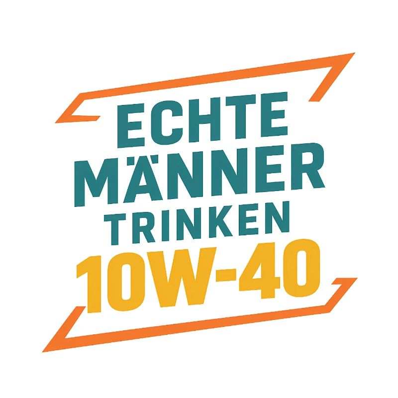 Echte Manner trinken 10W-40