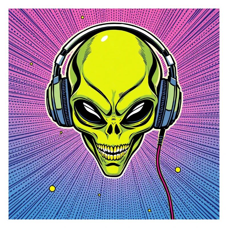 Alien Skull Kopfhörer