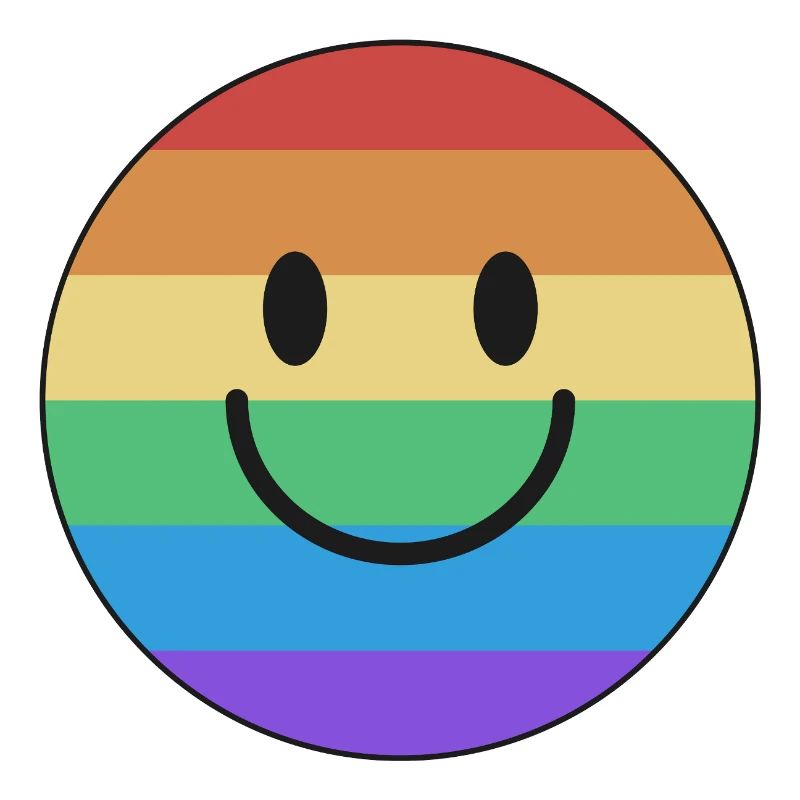 Pride rainbow smile