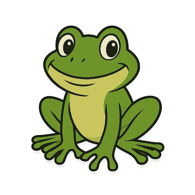 Cute frog