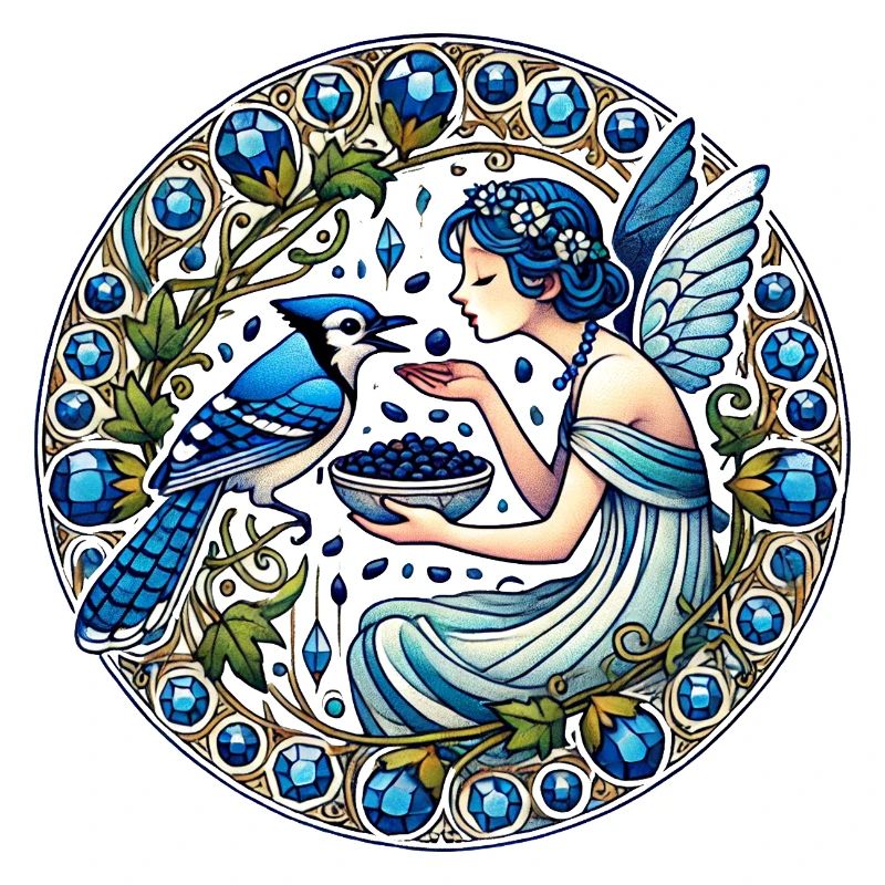 Fée geai bleu