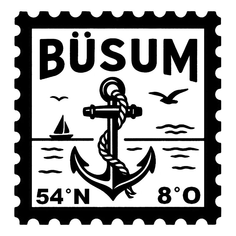 Timbre-poste Büsum