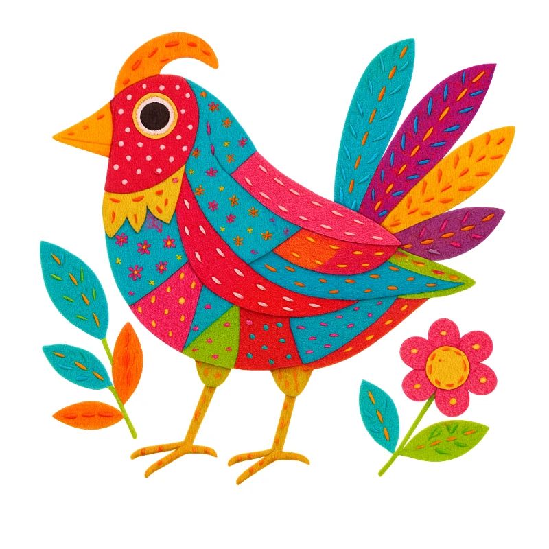 Patchwing – The Fabric Feather Bird