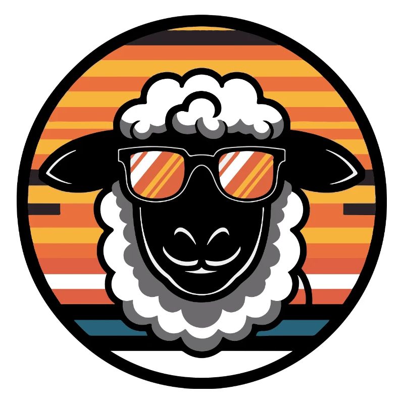 Mouton Bande Dessinée Cool