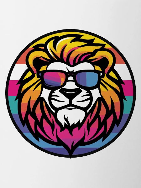 Lion Comic Cool