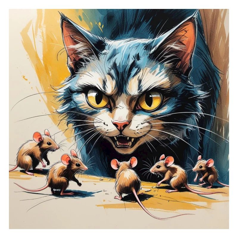 Le chat n'est pas la, les souris dansent