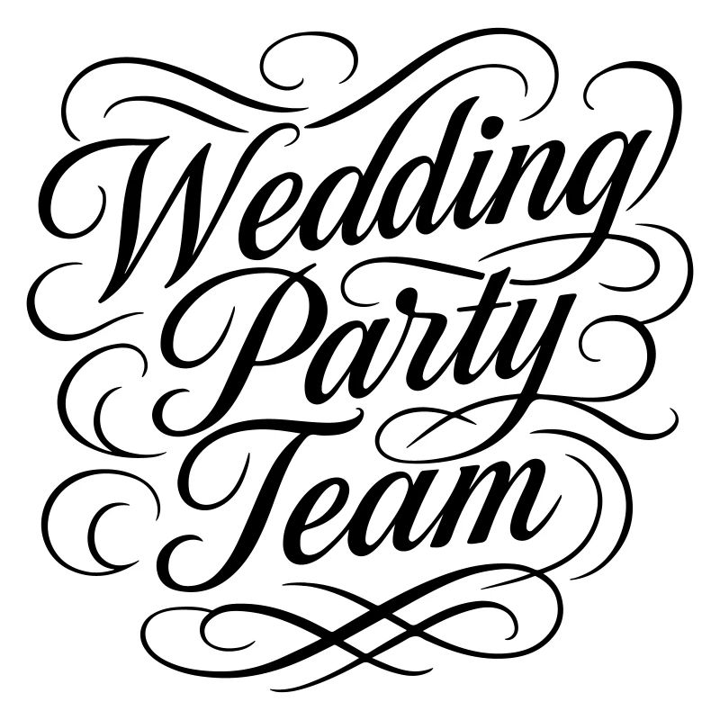 Équipe de la fête de mariage