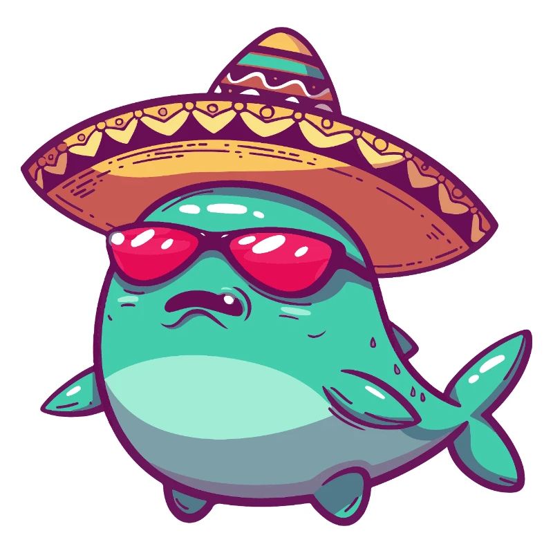 baleine drôle sombrero