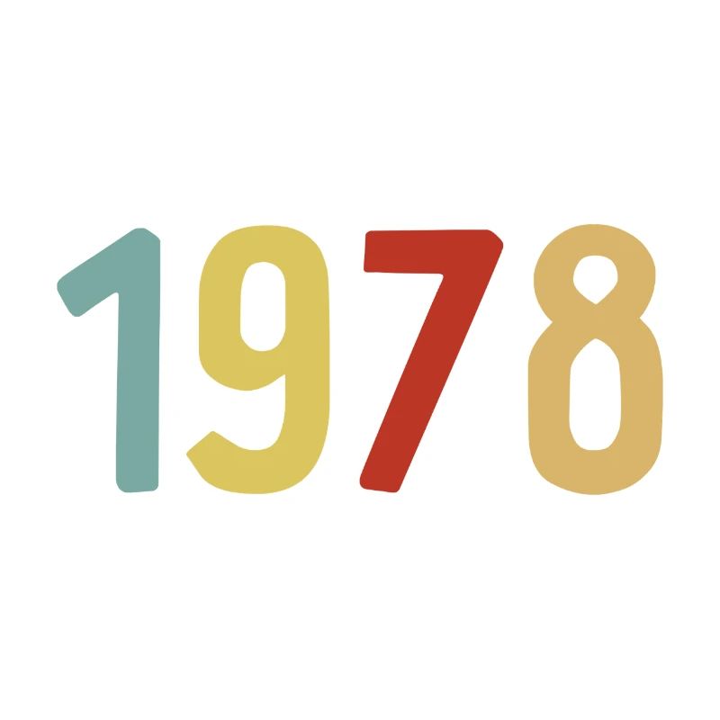 Fabriqué en 1978 - Edition limitée - Année de naissance