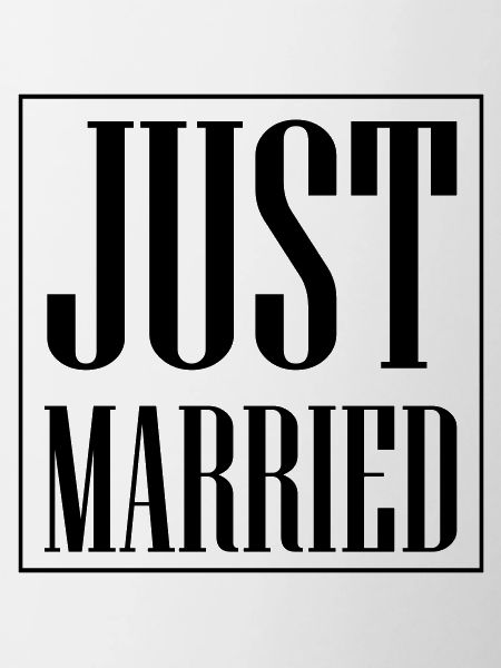 Just Married Wedding