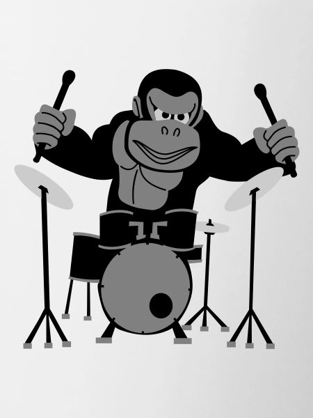 Gorilla Drummer