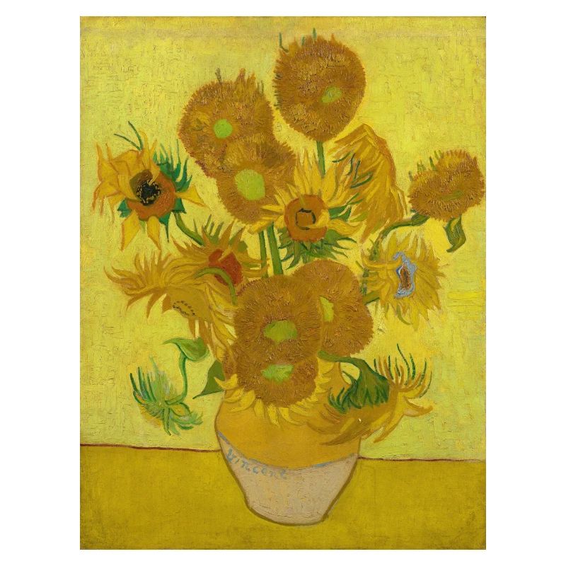 Art Gogh Paint Sun Flowers Graphic