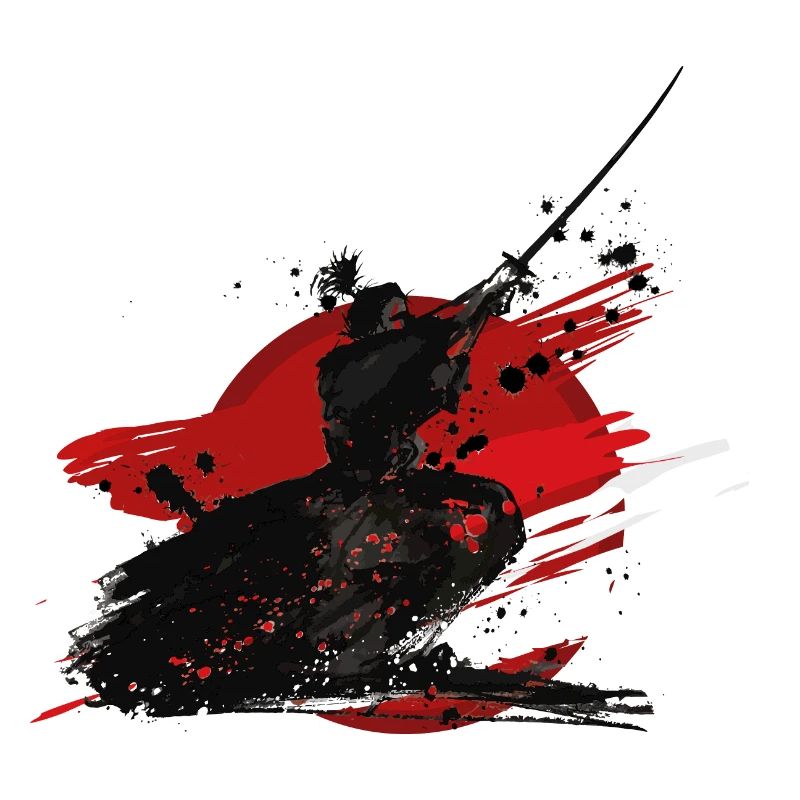 Samurai Kämpfer Japan Style