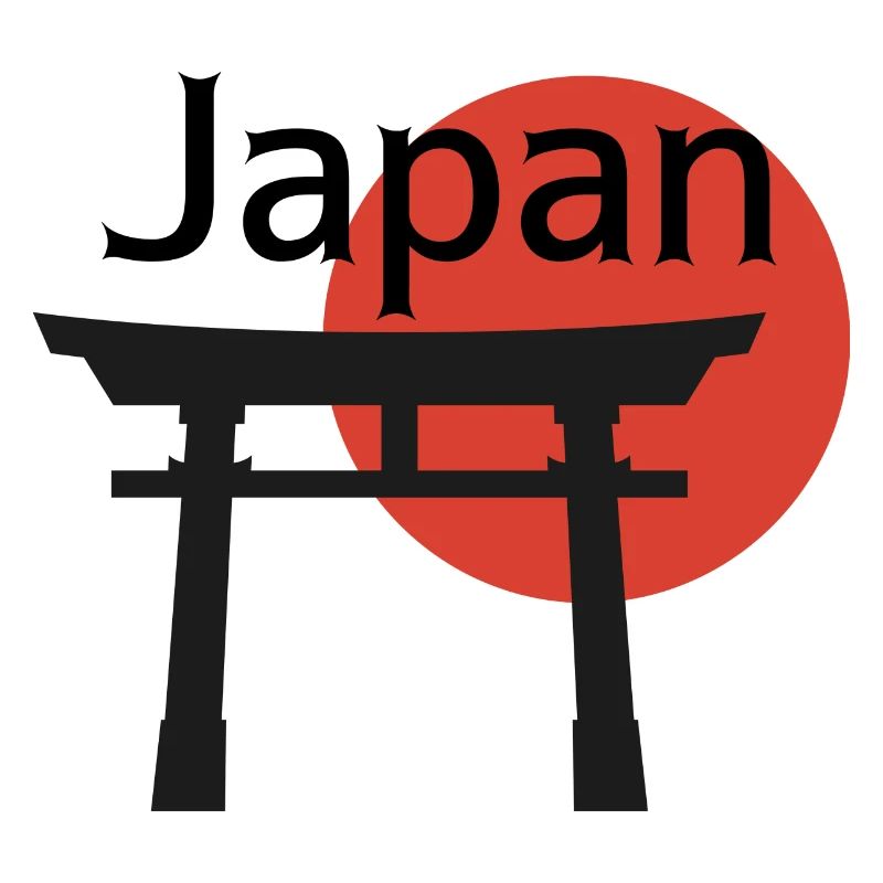 Japon avec conception d’arrière-plan de porte