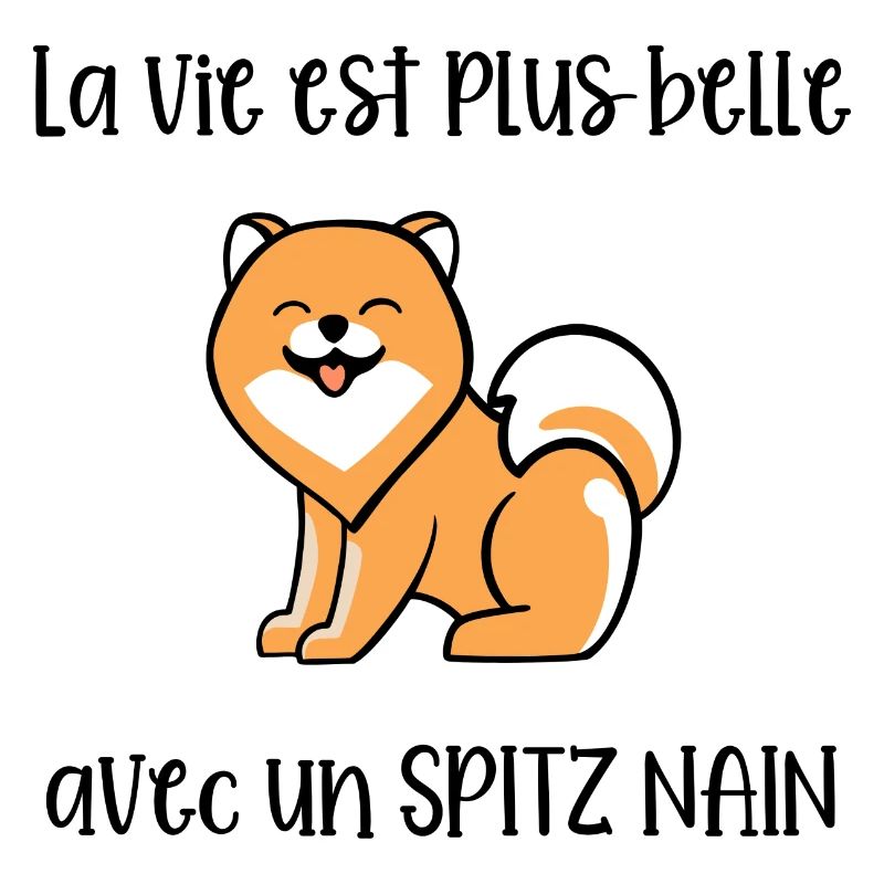 La vie est plus belle avec un spitz nain
