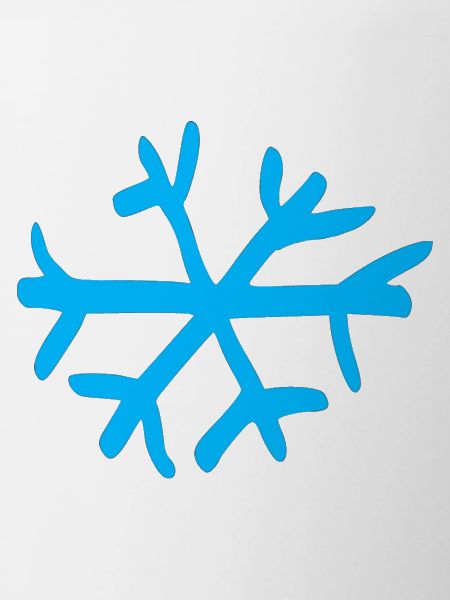 Blue snowflake