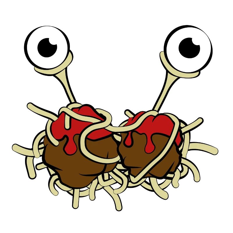 Monstre spaghetti volant
