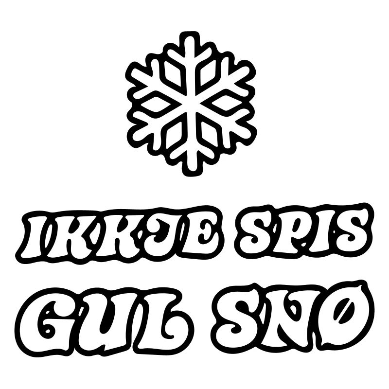 gelber Schnee