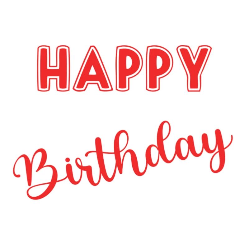 HAPPY BIRTHDAY