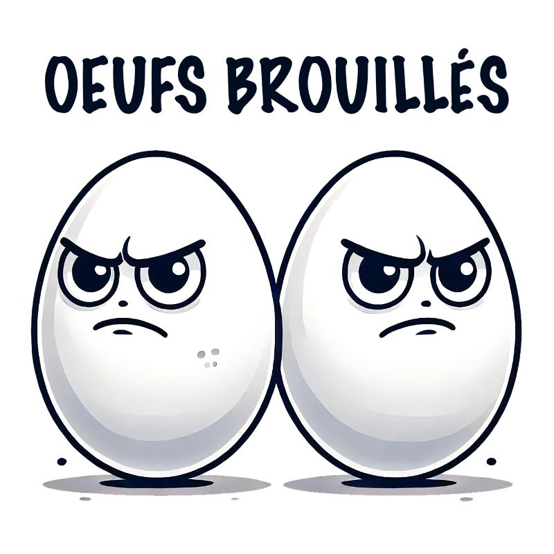 Oeufs brouillés humour