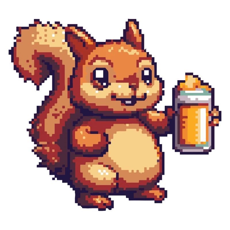 Squirrel Pixel Beer
