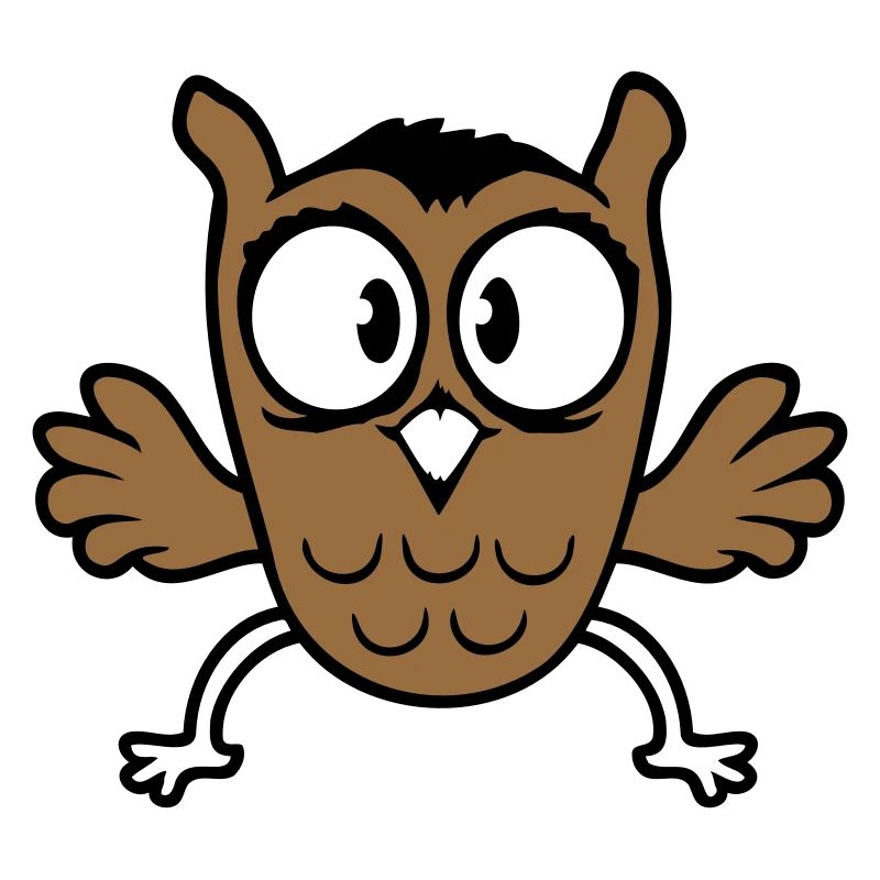 Owl Eagle Owl Jumps Funny, Jumping Jack Flies Flutters