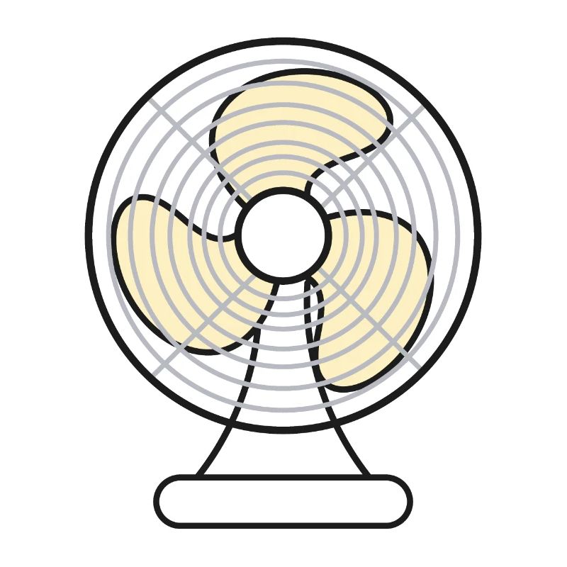 Ventilateur chaleur été