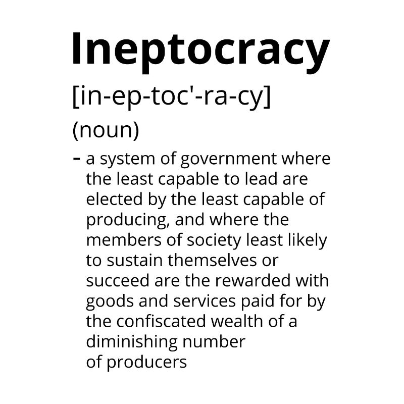 Ineptocracy Definition Description