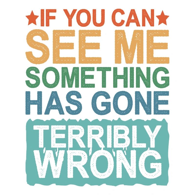 If You Can See Me, Something Has Gone Wrong
